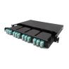 Buy cheap 288 Port MTP MPO Cables UHD Fiber Optic Patch Panel 24 Port ROHS from wholesalers