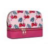 Buy cheap Women Waterproof PU Leather Portable Travel Makeup Bag With Mirror from wholesalers