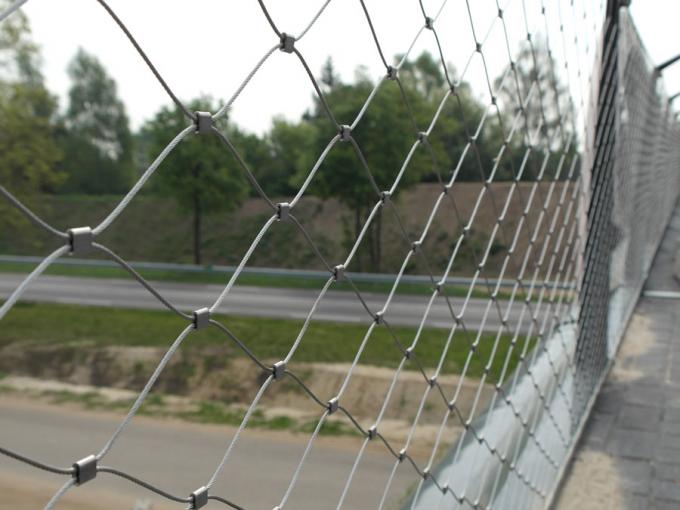 Facade Cladding Or Architectural Wire Mesh / Stainless Steel Cable Mesh 3