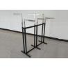 Buy cheap Double Sided Clothing Store Display Racks , Clothes Display Hanger Stand from wholesalers