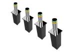 K12 Tested Hydraulic Automatic Rising Bollards SS304 Material 3s To 6s