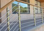 Silver Color Stainless Steel Railing For Protection Personal Safety GB Approved