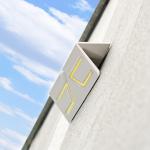 Ip65 Waterproof 5w Led Solar Powered Outdoor Wall Mounted Lights