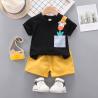 Buy cheap Cotton Summer Children'S Clothing Two Piece Boys Polyester Deer Print Shirt from wholesalers