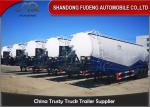 Mechanical 3 Axle W Shape Bulk Cement Tanker Trailer