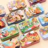 Buy cheap Baby Cartoon Animal Puzzle Print Jigsaw Puzzle Educational Toy With A Tin Box from wholesalers
