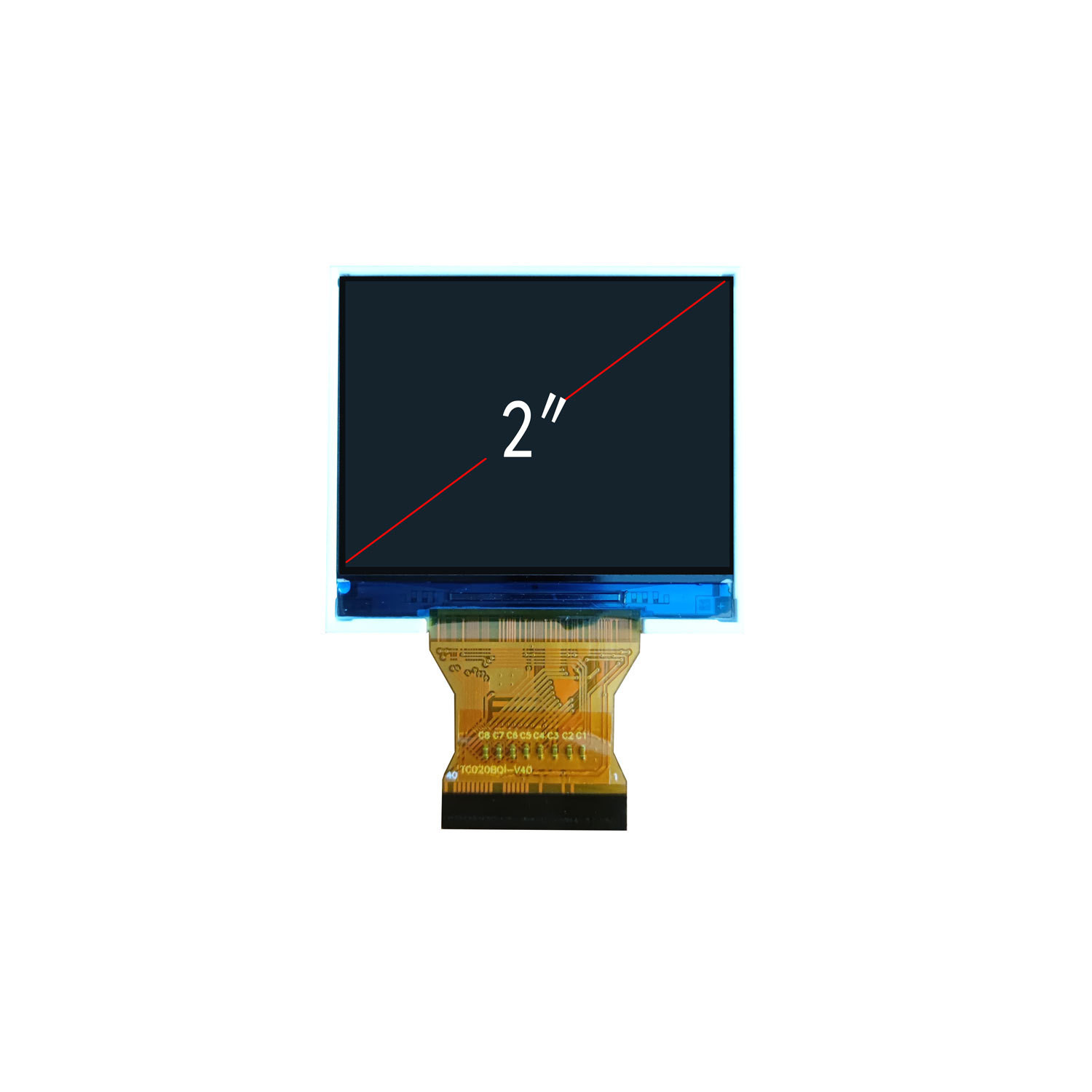 2 Inch TFT Display Module 320X240 Resolution RGB 6 Bit Interface Driving IC ILI9342C