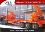 40ft Sidelifter Container Trailer , Port Self Loading Container Truck Trailer