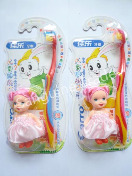 Buy cheap Child Carton Toothbrush With doll from wholesalers
