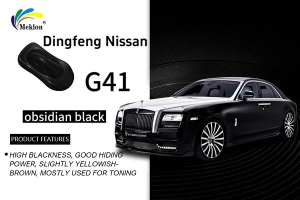 Buy cheap Dongfeng Nissan G41 Obsidian Black Refinish Car Paint Subltle Metallic Sheen Acrylic from wholesalers