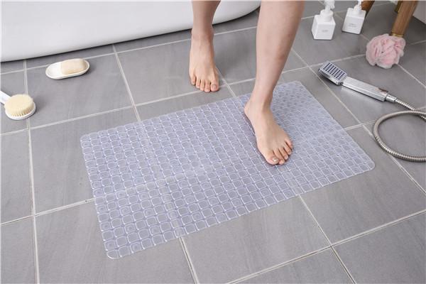 Buy cheap PVC ISO 9001 Anti Slip Bath Tub Mat Transparent Shower Mat from wholesalers