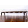 Buy cheap Popular rectangular banquet table mirrored 10-12 people dining table for wedding rental from wholesalers
