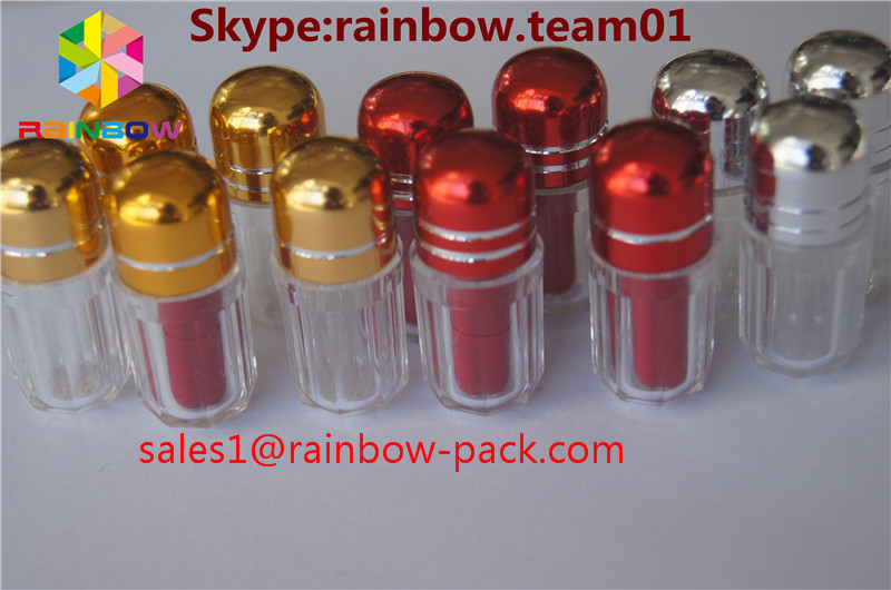Plastic container hexagonal shape capsule bottle with aluminum foil cap for single capsule pakcaging/single capsule pack
