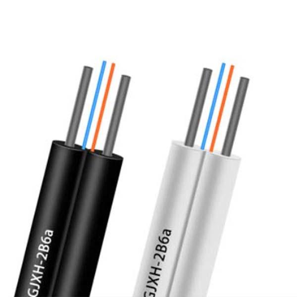 Single Mode FTTH Fiber Optic Cable G652D/G657A LSZH Sheath Drop Wire Fiber Optic