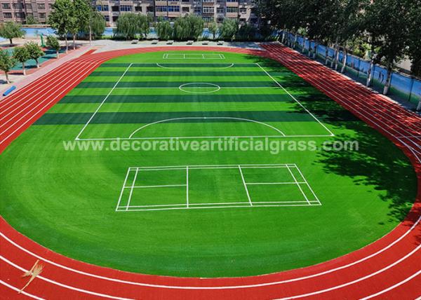 FIFA Artificial Sports Grass / Synthetic Infill Grass Lawn For Football Field