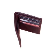Buy cheap BM Embossed 11x9.5cm Mens PU Leather Wallet Card Holder Handcrafted EN17 product
