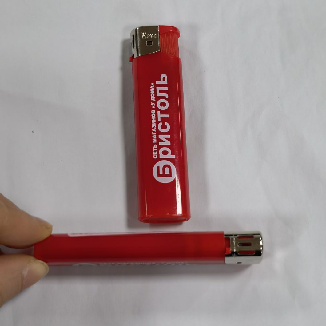 Black Rubber Color Premium Price Slim Wholesale Plastic Electronic Lighter