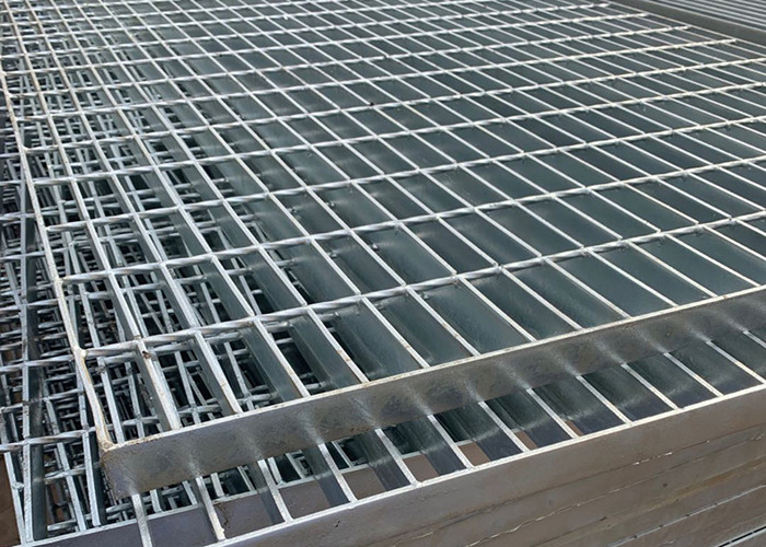 Hot Dip Galvanizing Toothed Stainless Steel Bar Grating For Cement Plants
