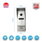 Door villa video intercom system best quality interphone with camera gold video