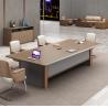 Buy cheap Modern Wooden Luxury Conference Rectangle Panel Table Office Furniture Table For Boardroom Meeting Room Conference Desk from wholesalers