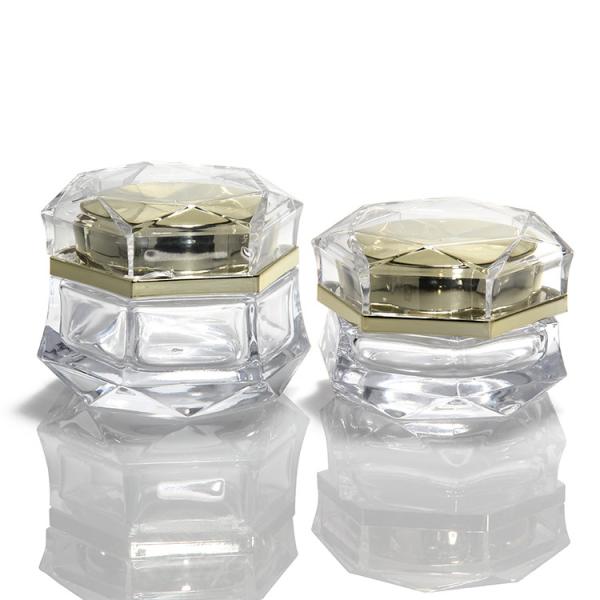 Buy cheap 10g 15g 30g 50g 100g Skin Care Cylinder Shape Cream Glass Jar from wholesalers