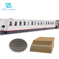 Buy cheap ISO Corrugated Cardboard Making Machine PLC Control Double Facer product