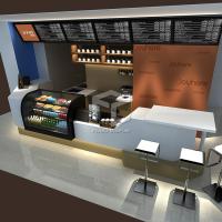 Buy cheap OEM Modern Tea Shop Kiosk T4 Light Finished Laminate Surface product