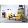 Buy cheap Solid Wood Frame Wooden Fabric Leisure Chair from wholesalers