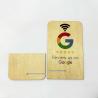 Buy cheap Google Review NFC Wood Stand Display Business Reviews Smart NFC Wooden Stand for Restaurant Wifi connection from wholesalers