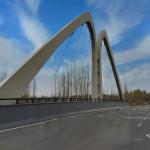 Large Span Space Steel Bridge Steel Hall Building CE AISC JIS CWB