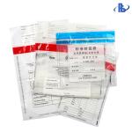 Anti Tamper PE Tamper Evident Security Bags , Bank Deposit Security Bags