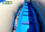 Commercial Giant Shark Bouncy Castle Slide Pool For Amusement Park