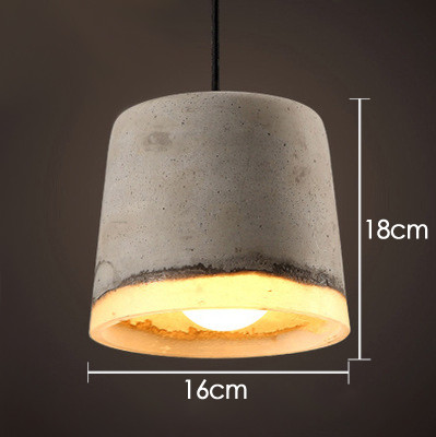 Industrial Style Retro Restaurant Bar Chandelier Clothing Shop Cafe Corridor Aisle Cement Lamp(WH-VP-242)