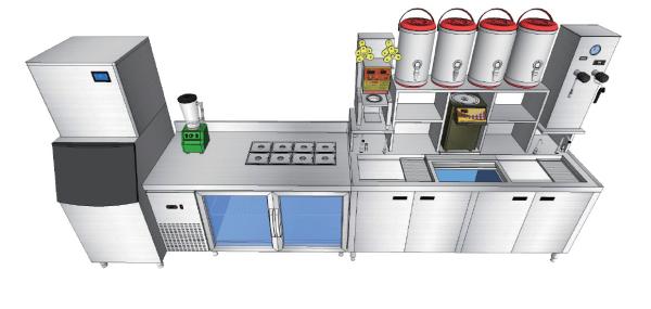 Adjustable Stainless Steel Upright Freezer with Top Freezer and R404A Refrigeran