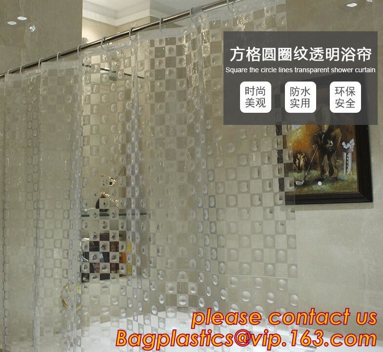 Stripe Hotel White Polyester Jacquard Shower Curtain,180x180cm maple leaf PEVA theme bathroom accessories shower curtain