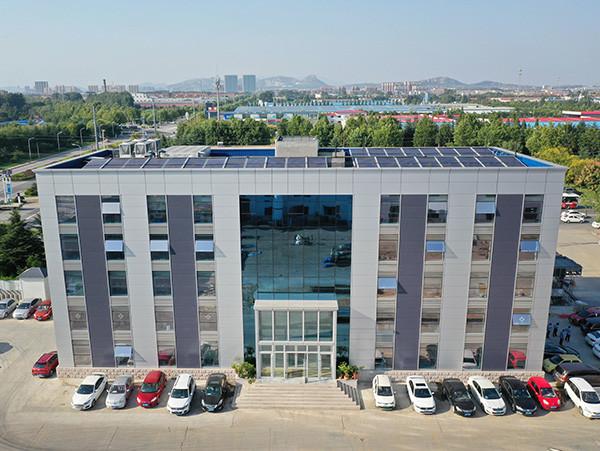 Buy cheap International Standard Prefab Commercial Office Building Painted / Hot Dip Galvanized from wholesalers