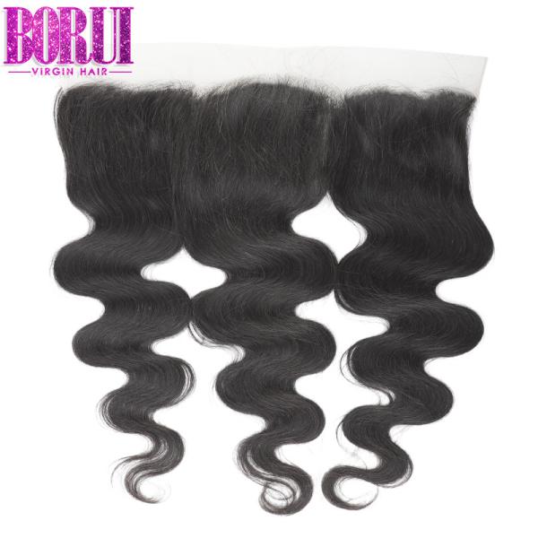 Buy cheap 13x4 Pre Plucked Lace Frontal , HD Body Wave Lace Frontal No Tangling Soft from wholesalers