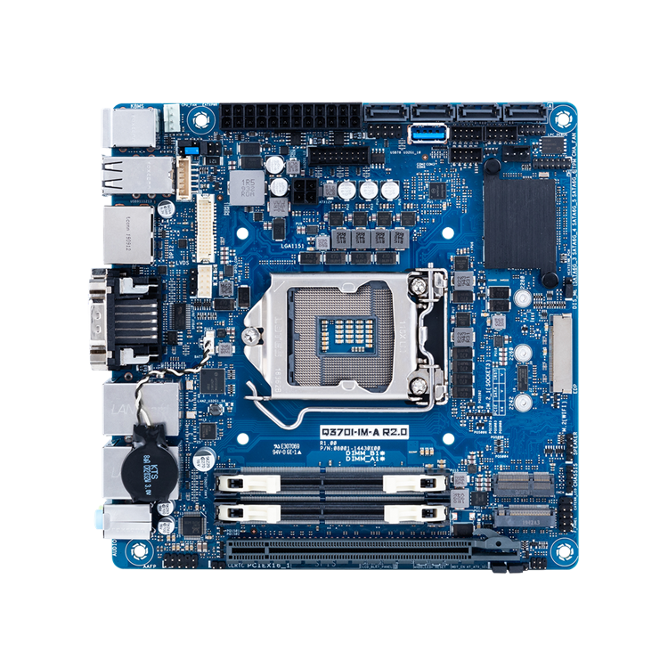 ROHS SATA Industrial Motherboard LGA1151 Socket Q170A-IM-A ATX For 6th 7th Gen CPU