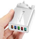 Portable 48W Fast USB Chargers 5 Port USB Travel Charger Adapter