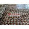 Buy cheap Metal Primary Color Stainless Steel Ring Mesh Curtain For Staircases Isolation from wholesalers