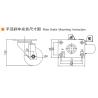 Buy cheap EDL Medium Duty 4inch 150kg Plate TPU Caster by Rigid, Swivel and Brake type 504P-86A from wholesalers