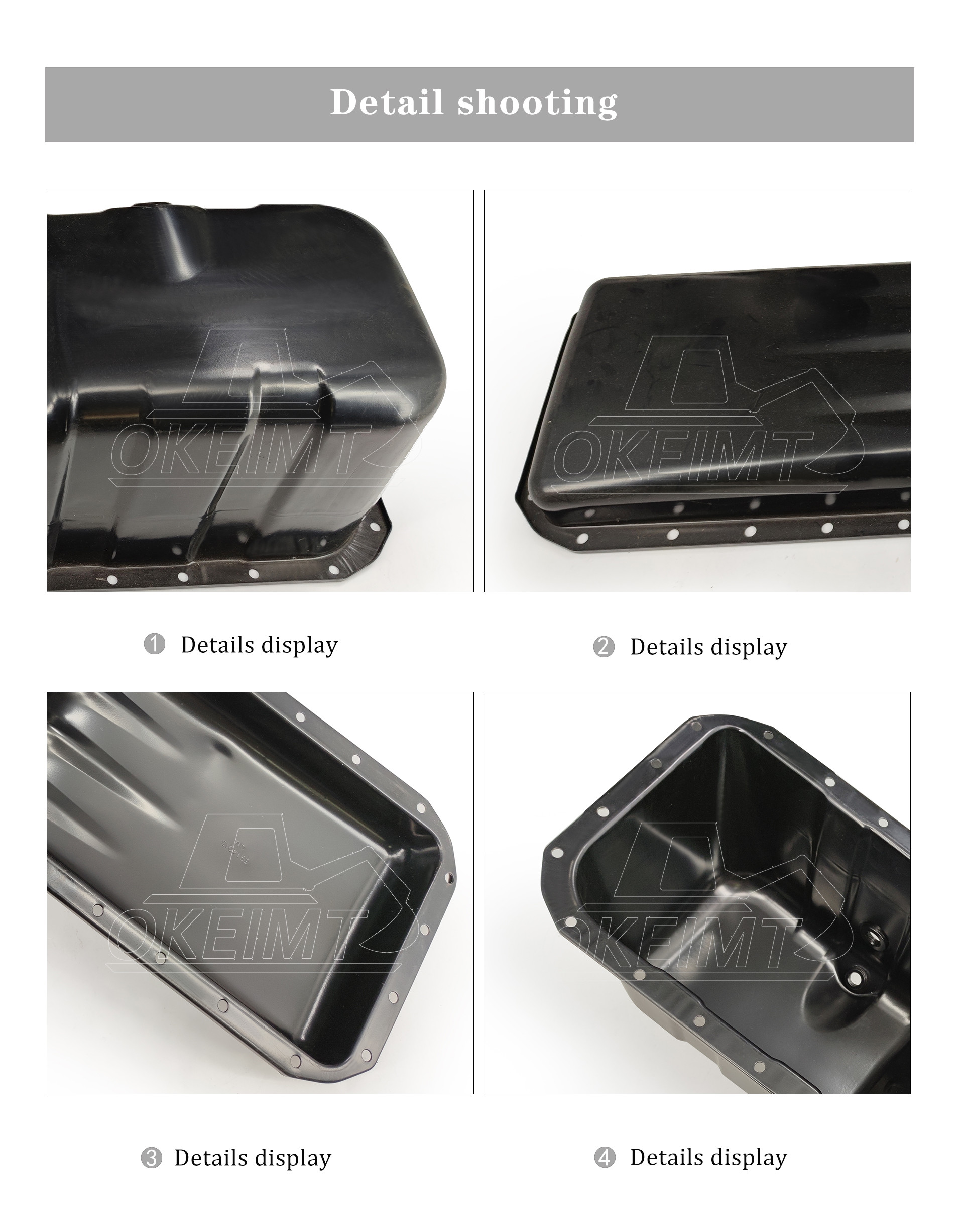 OKEIMT High Quality Excavator Engine Parts Oil Pan 6D114