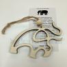 Buy cheap Wooden Elephant Christmas Ornament with Story, Friendship Gift for Best Sisters Friends from wholesalers