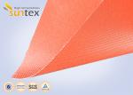 Silicone Rubber Coated Fiberglass Fabric On Single Side For Smoke And Fire