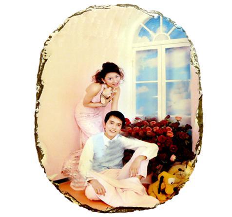 Buy cheap Sublimation Oval paintings Photo Slate from wholesalers