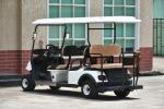Luxury Driving Cabin Club Car 6 Passenger Golf Cart With 2 External Rearview