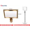 Buy cheap Vertical Frame A4 Post Barrier Sign Holder Racks For Stanchion Barrier from wholesalers