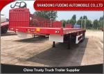 Buy cheap Customized 3 Suspension Axle 40 Foot Flatbed Trailer from wholesalers