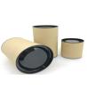 Buy cheap Light Weight Custom Paper Tube With Metal Lid / Biscuit Cookie Packaging Box from wholesalers