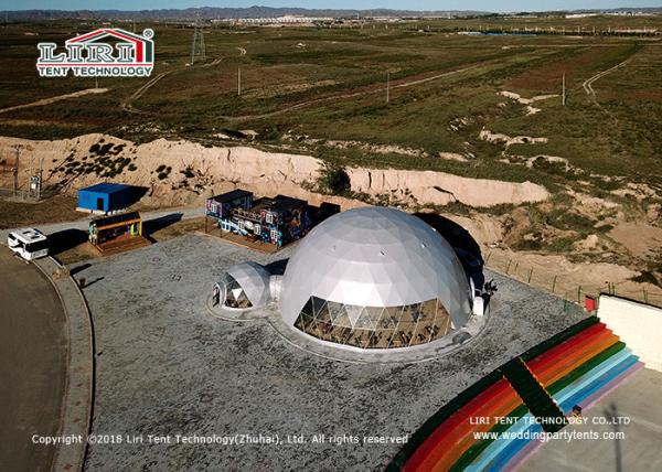 Buy cheap Q235 Geodesic Dome Tents For Outdoor Cafe Restaurant from wholesalers